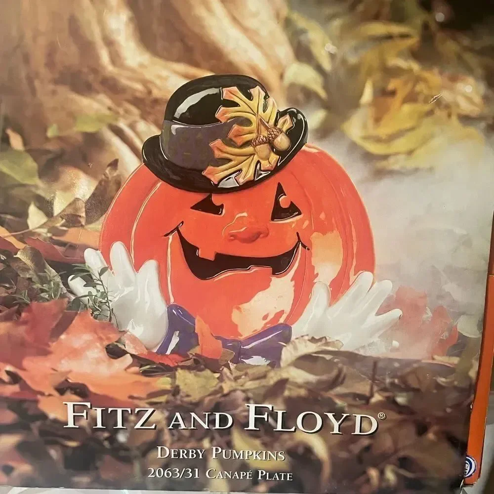 Fitz and Floyd fall themed